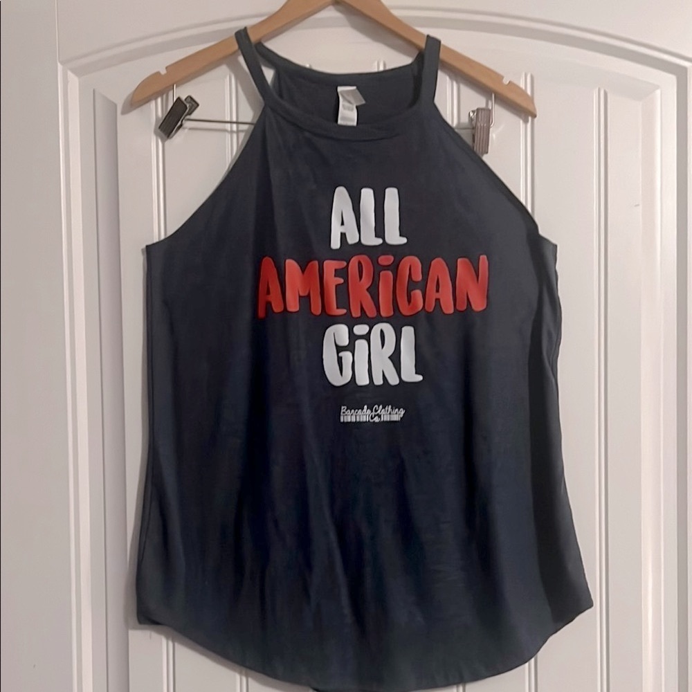 All American Girl Tank Top  L